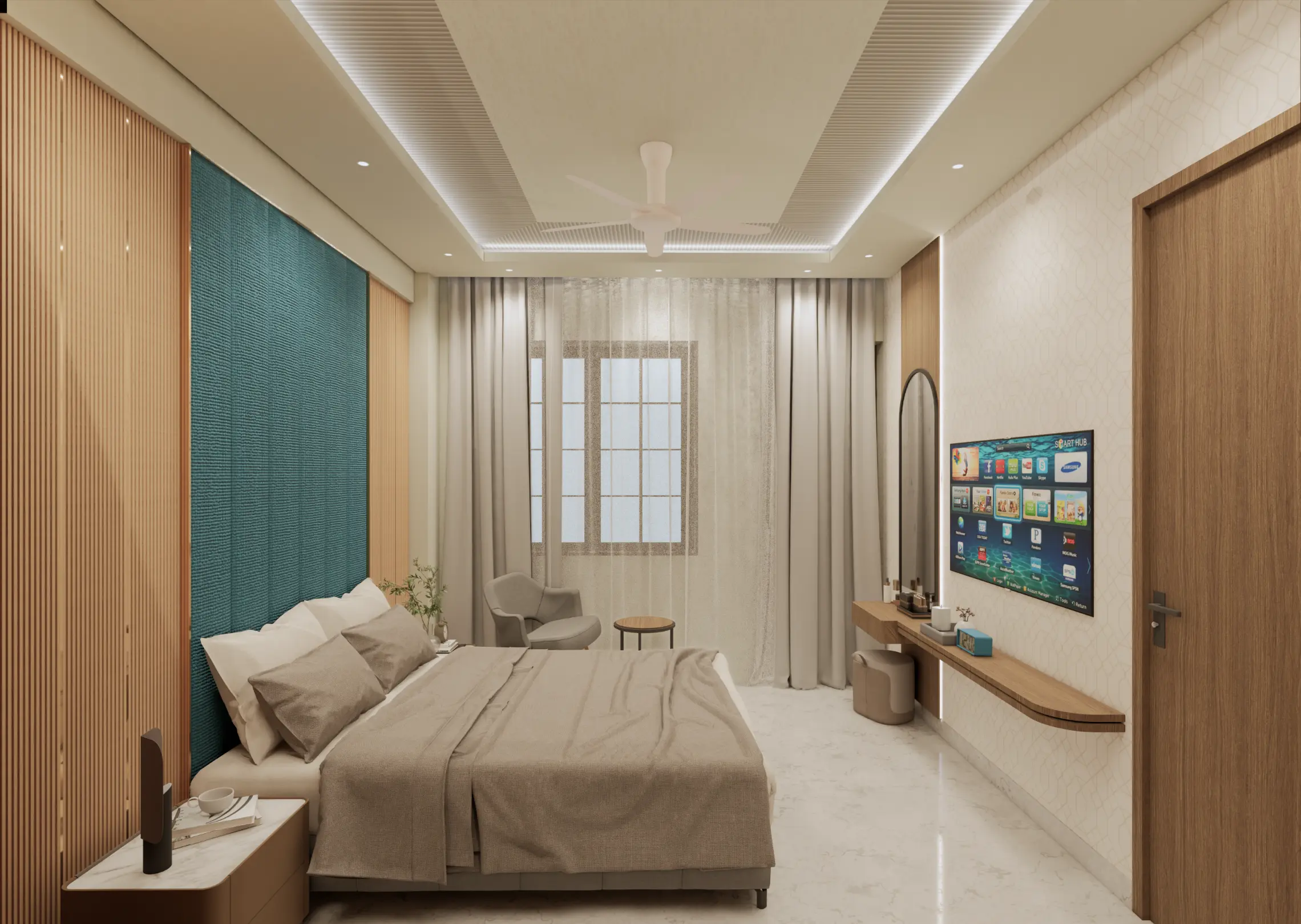 Single room at Hills Castle Innn hotel in Bihar, clean and quiet